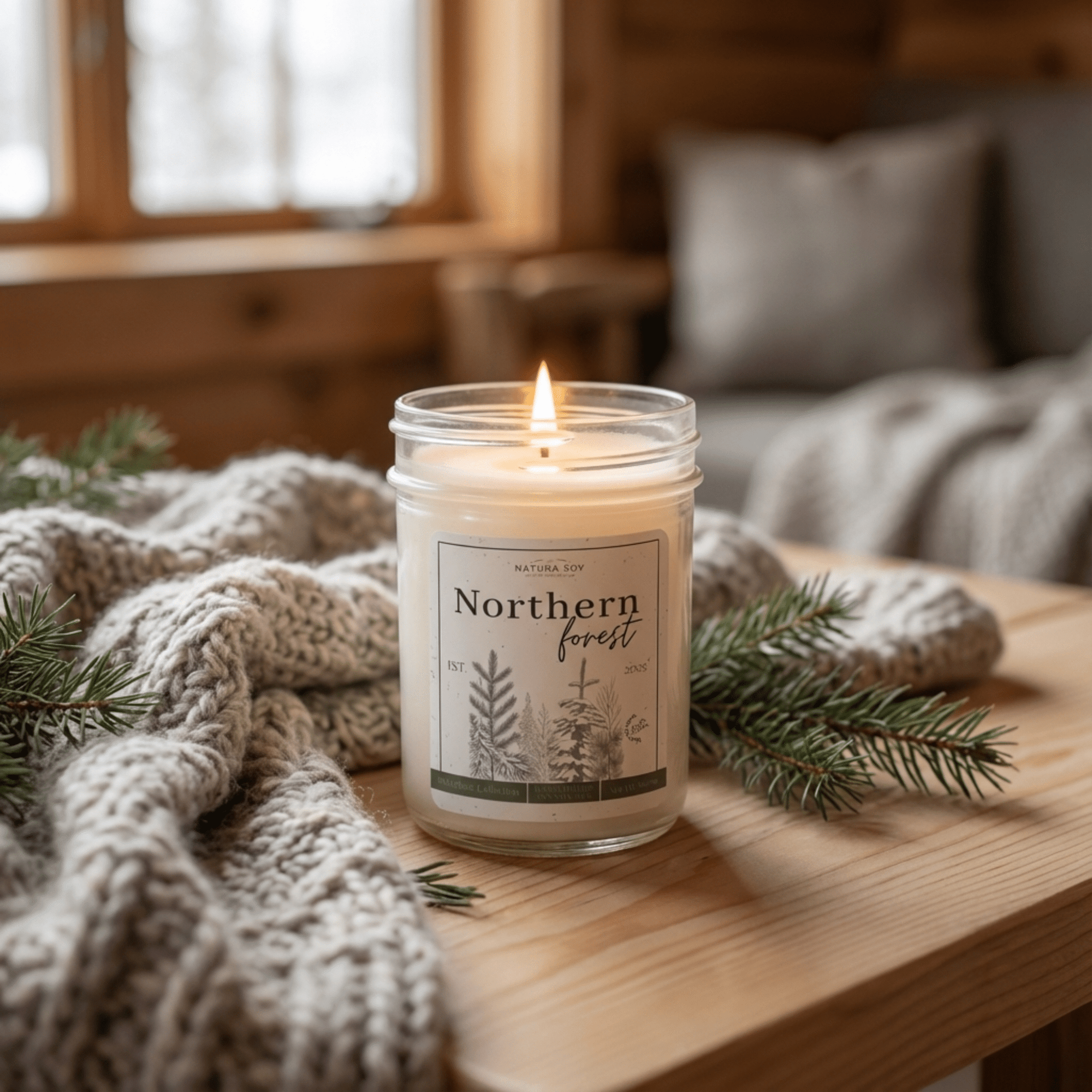 Artisan soy candle collection